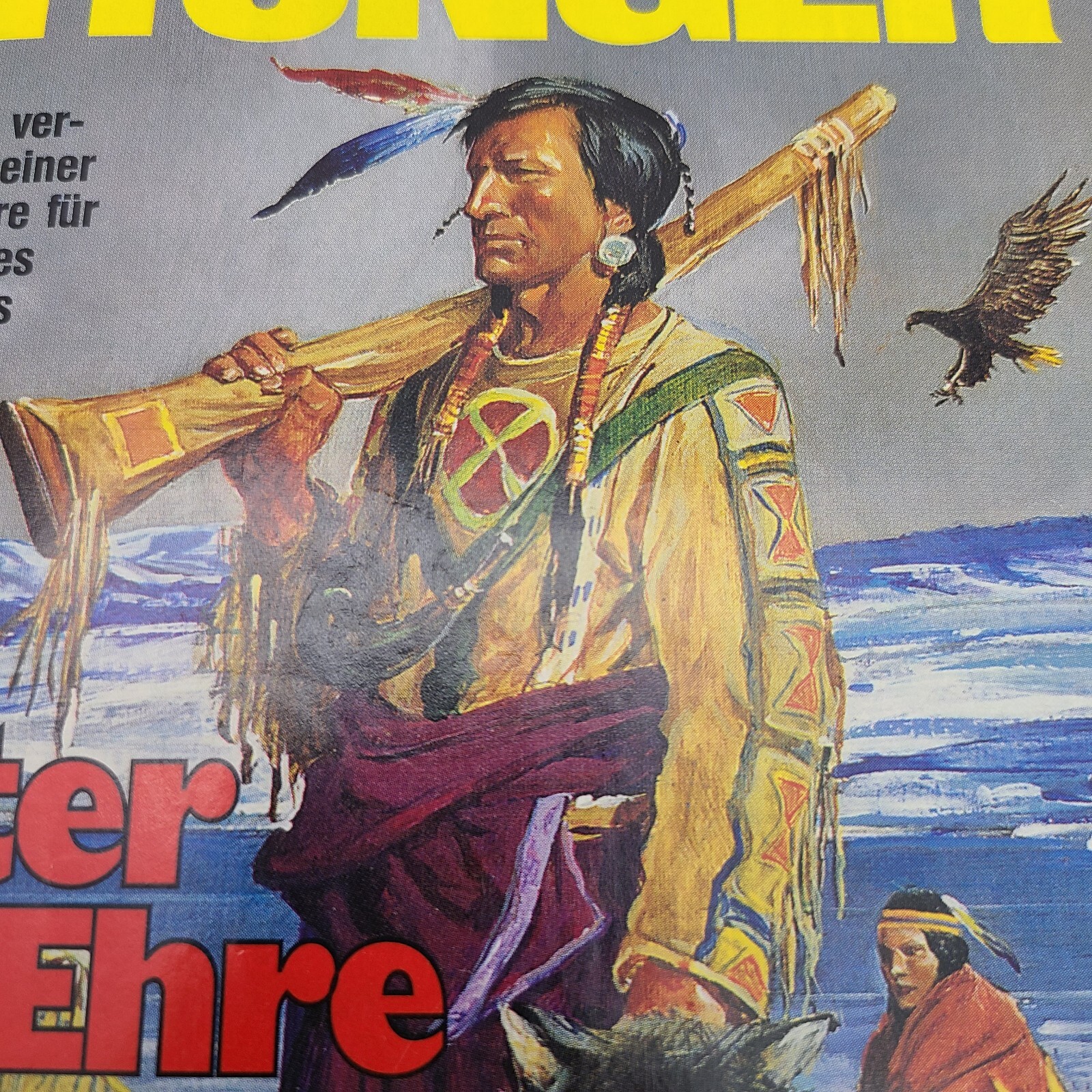 Huter Der Ehre BASTEI G.F Unger Pulp Fiction German Booklet Apache Indian