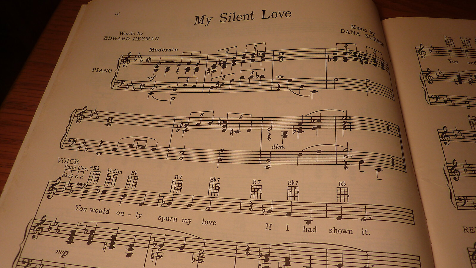 VINTAGE 1954 88 PAGES OF FAMOUS SONG HITS NO. 1 – WORDS & PIANO MUSIC – GREAT !!