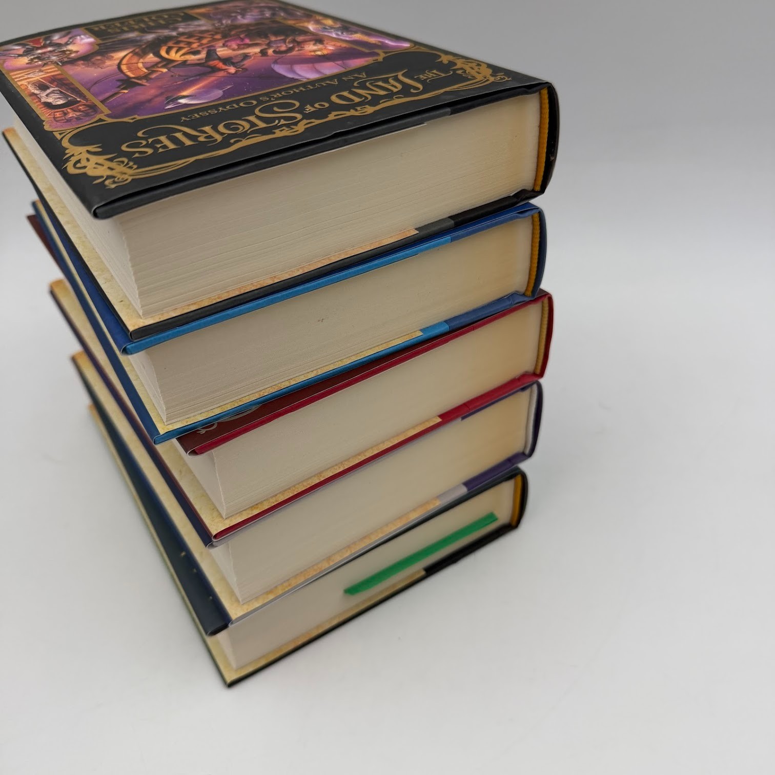 Land of Stories Hardcover Gift Set by Chris Colfer (2016, Hardcover) Vol. 1-5