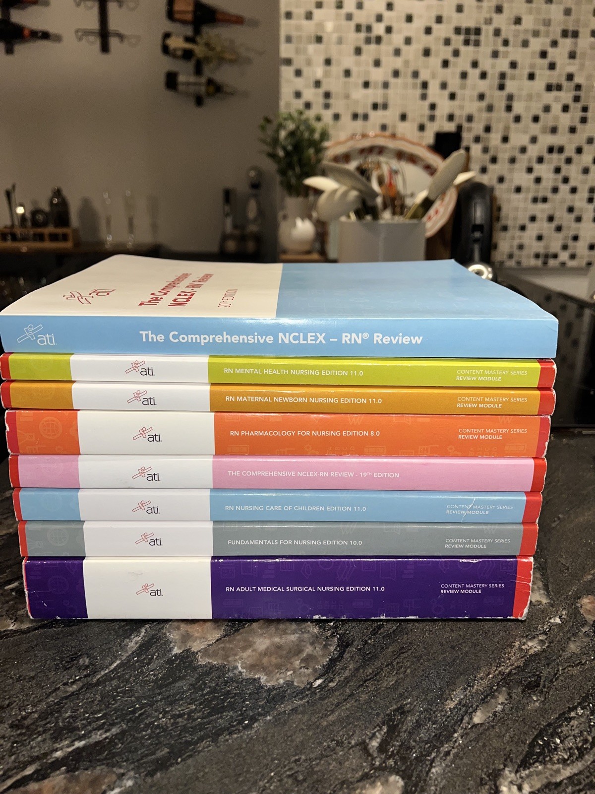 ATI Workbook/Study Guide Bundle – 8 books