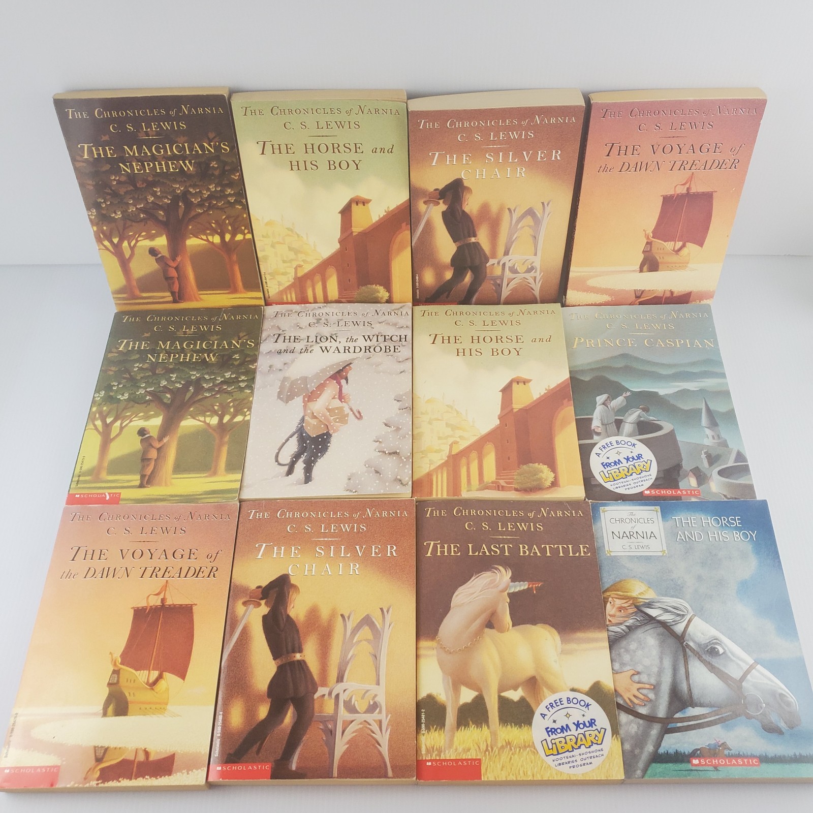 Lot 21 C S Lewis Books Chronicles of Narnia, Surprised By Joy, Screwtape Letters