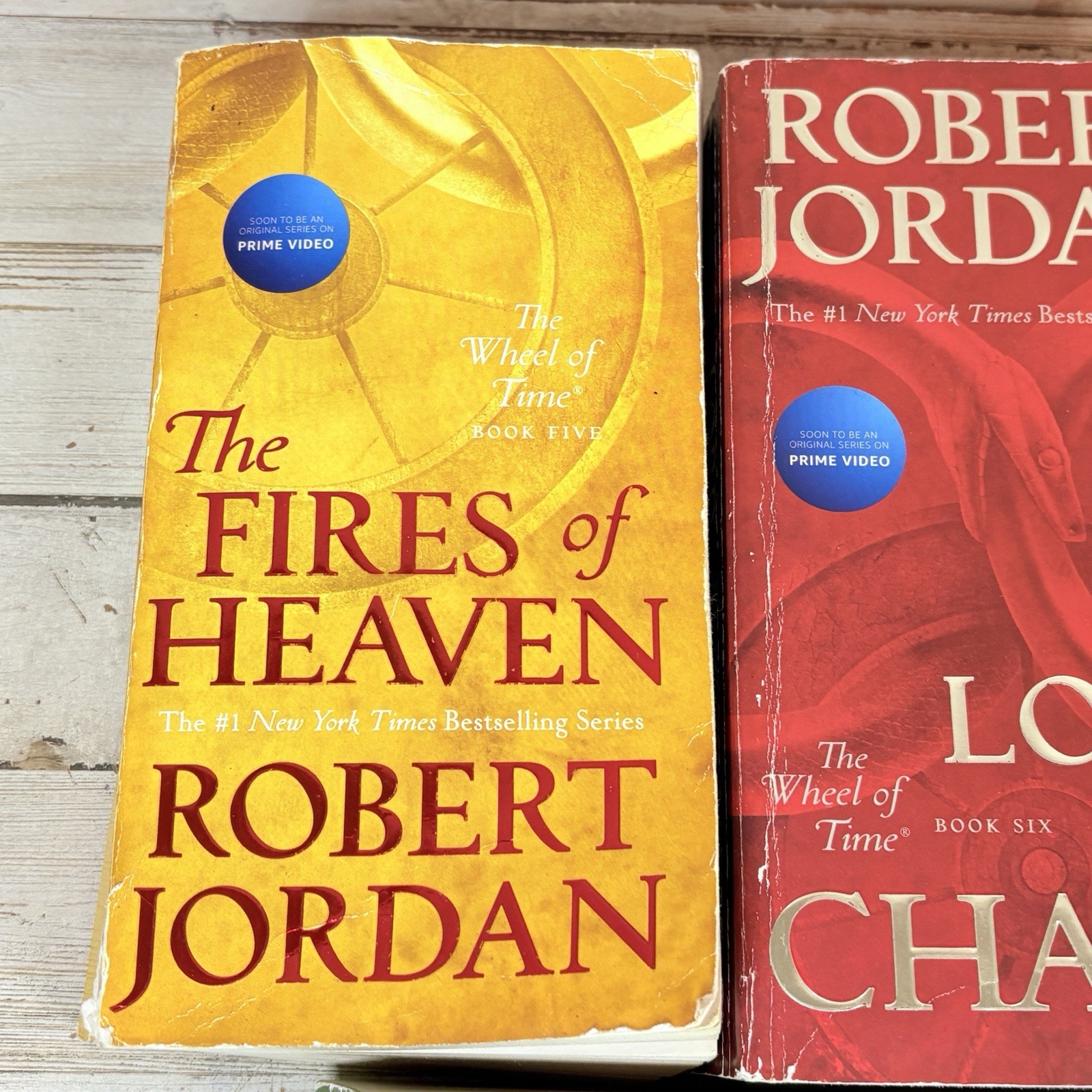 Lot of 5 Robert Jordan / Wheel of Time Fantasy Book Lot (Mixed titles)