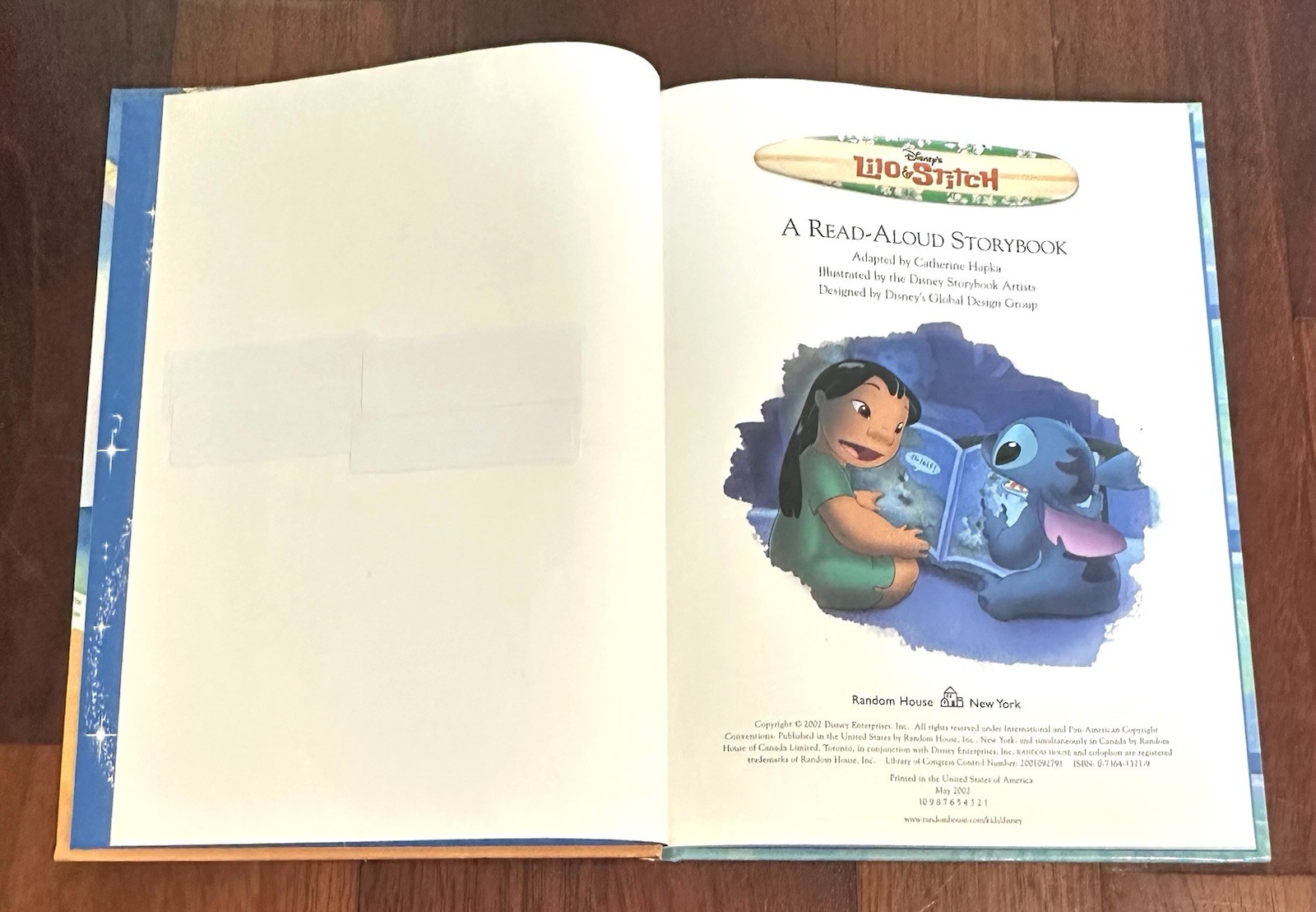 Lilo and Stitch Read-Aloud Storybook – Hardcover By RH Disney