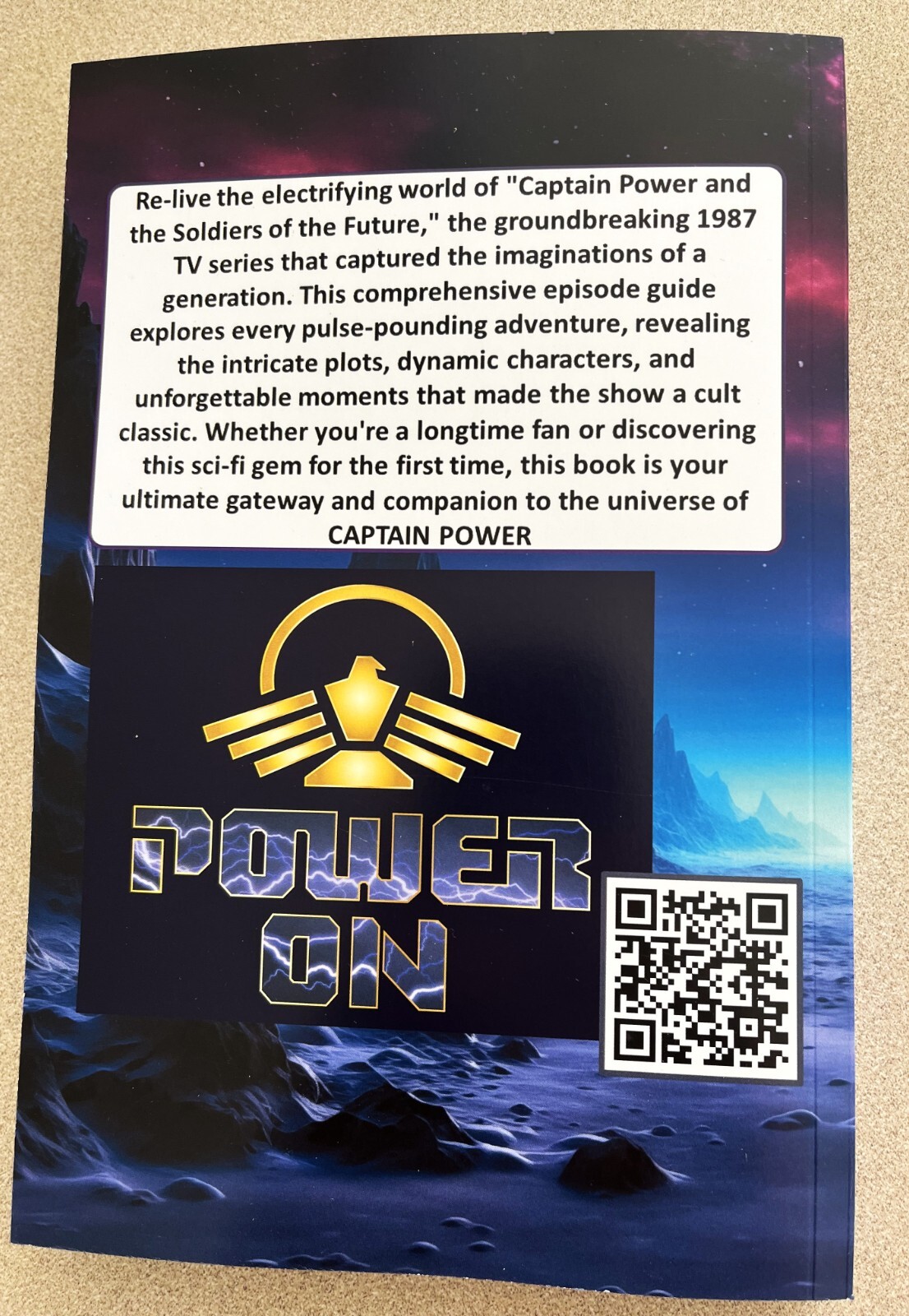 NEW The Captain Power and the Soldiers of the Future Companion Signed/Discounted