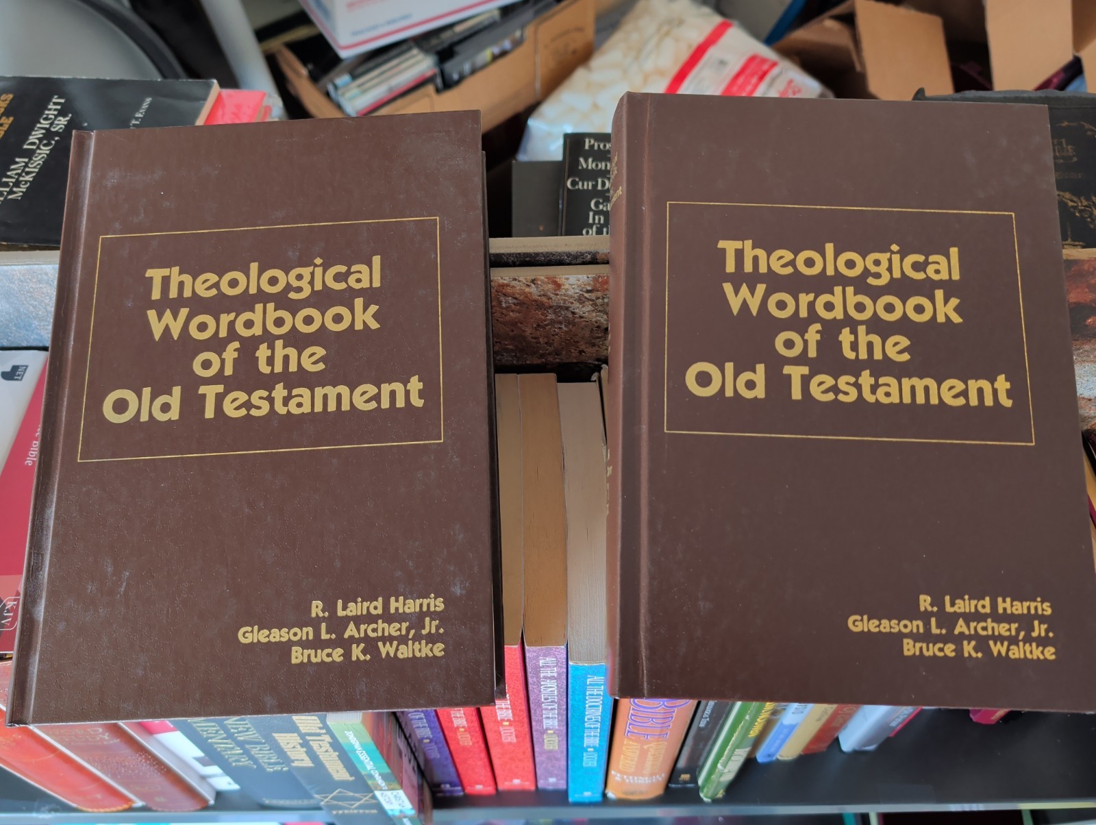 MINISTER’S BIBLE & BOOK LOT J4: 4 Bibles/Theology/History/Reference/Sermons WOW