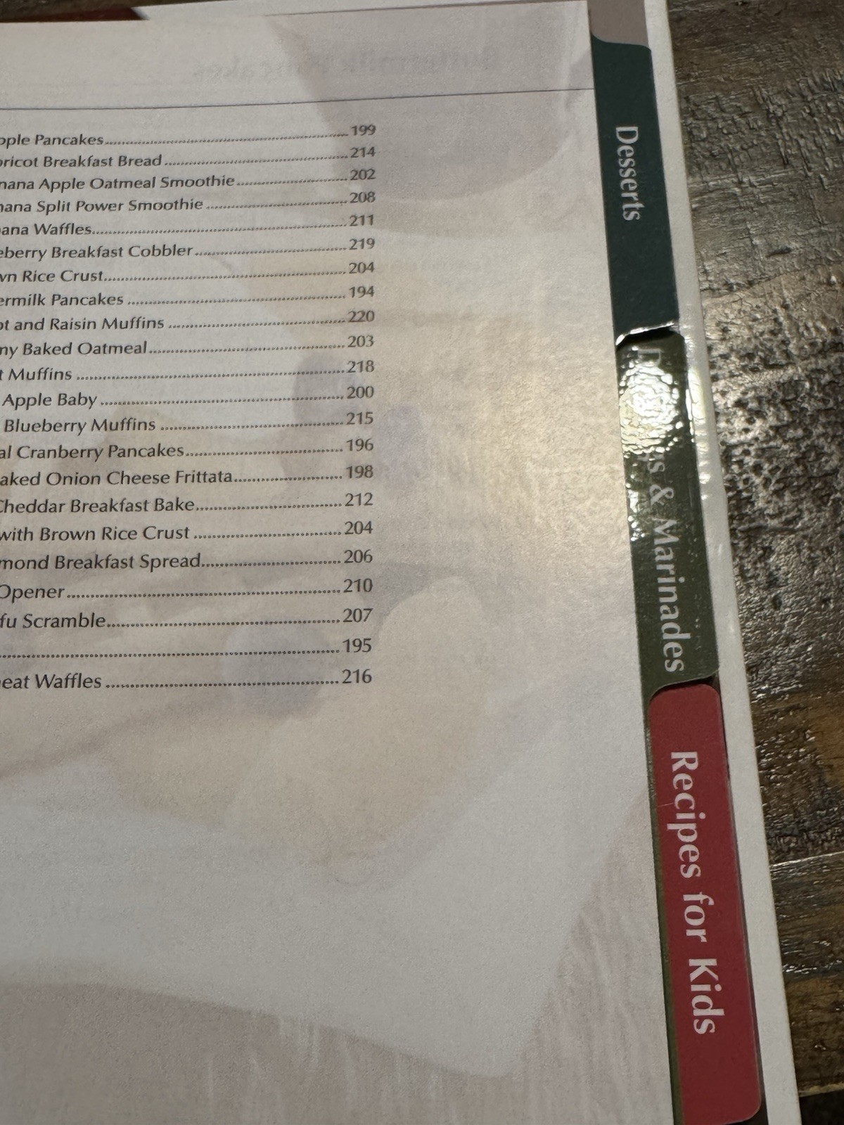 Vita-Mix Whole Food Recipes Binder Cookbook Tabbed Sections