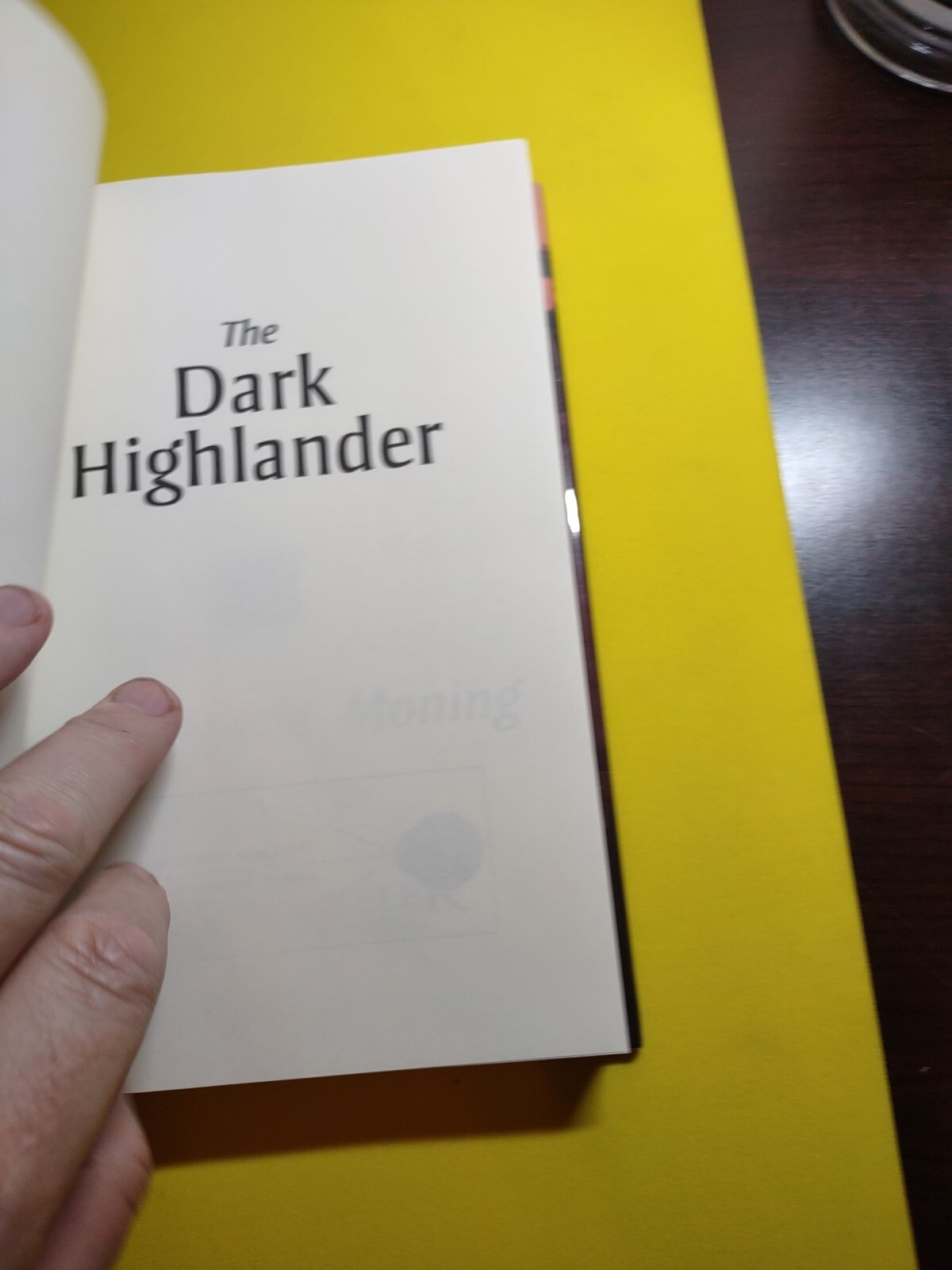Highlander Ser.: The Dark Highlander (2003, Hardcover, Large Type / large print