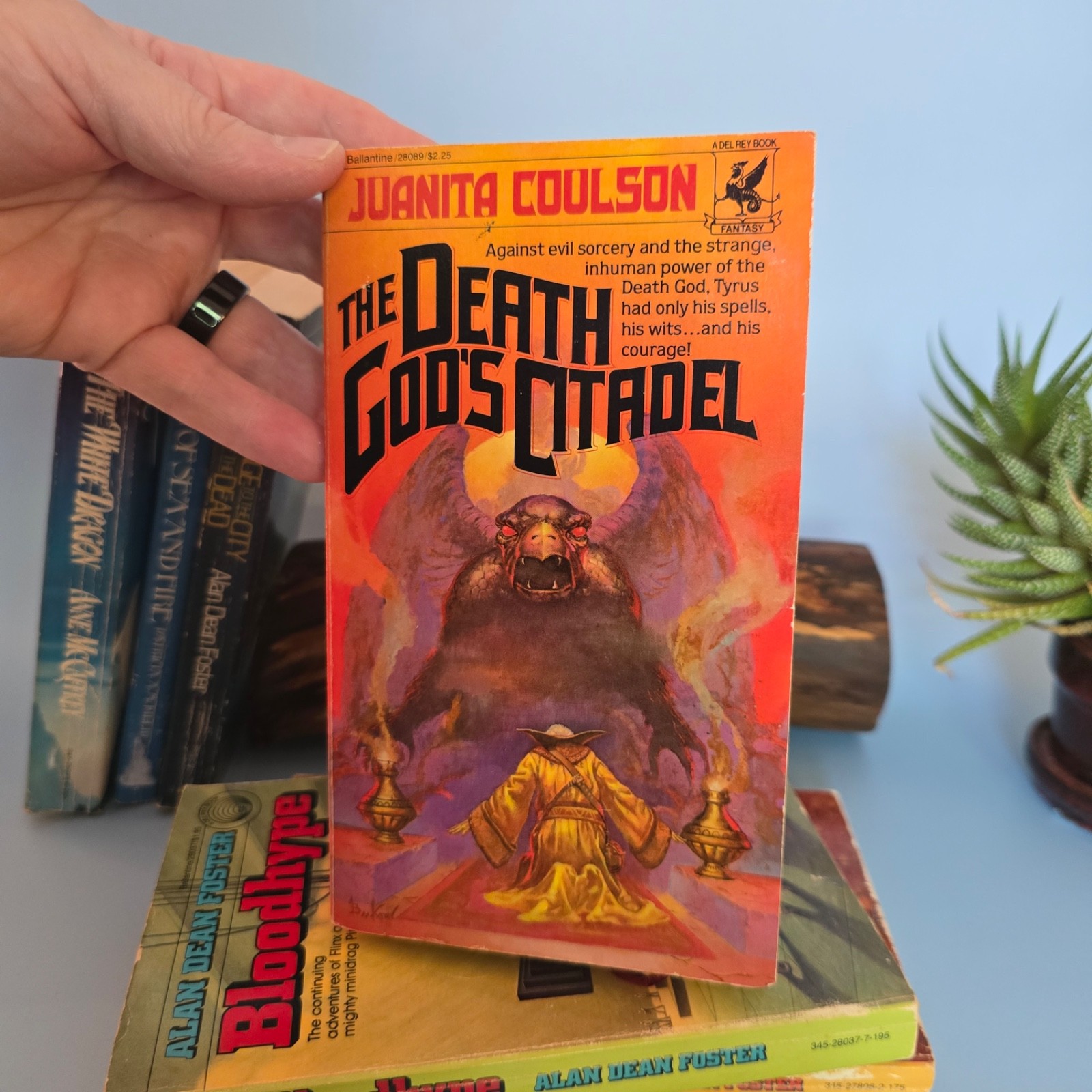 Vintage Del Rey Sci-Fi Fantasy Paperback Lot 6 Foster McCaffrey McKillip 70s 80s