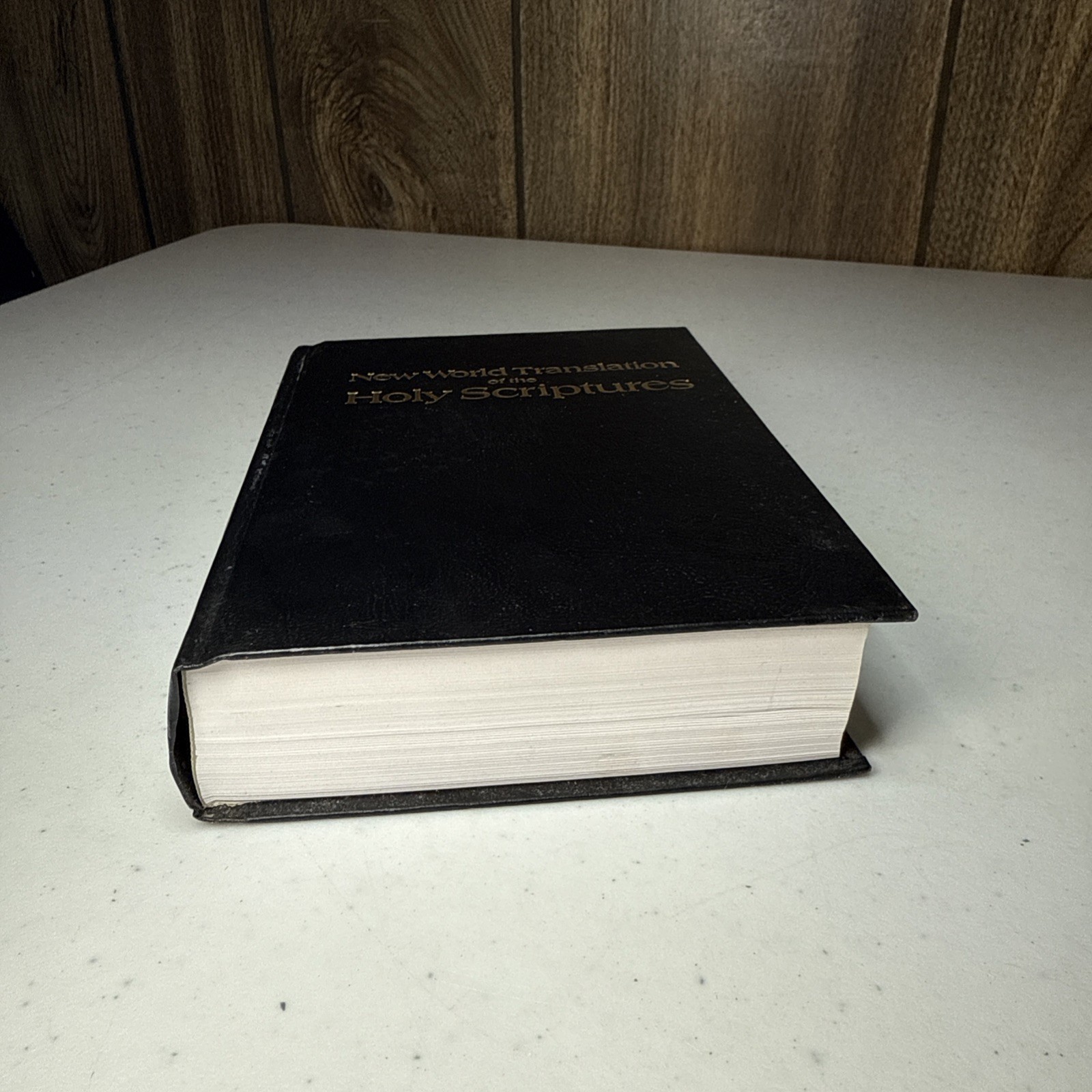 New World Translation of the Holy Scriptures Pocket Bible 1984 Faux Leather VTG