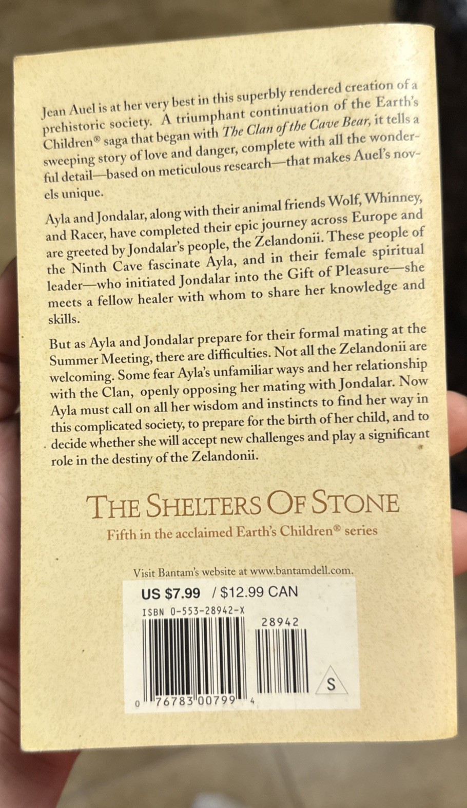 Shelters of Stone : Earth’s Children, Book Five by Jean M. Auel (2003, Mass…