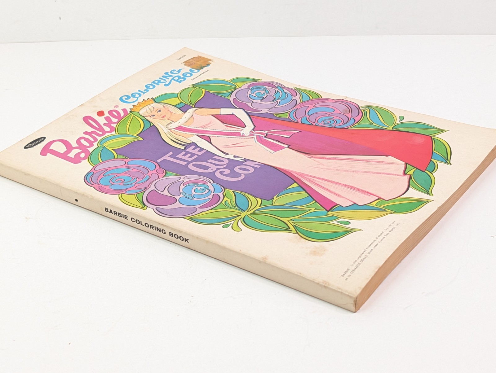 1969 Barbie Coloring Book Teen Queen Contest Whitman Publishing USA Vintage