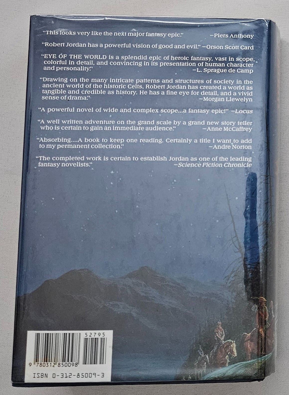 SIGNED The Eye Of The World 1st Edition 7th Printing Robert Jordan