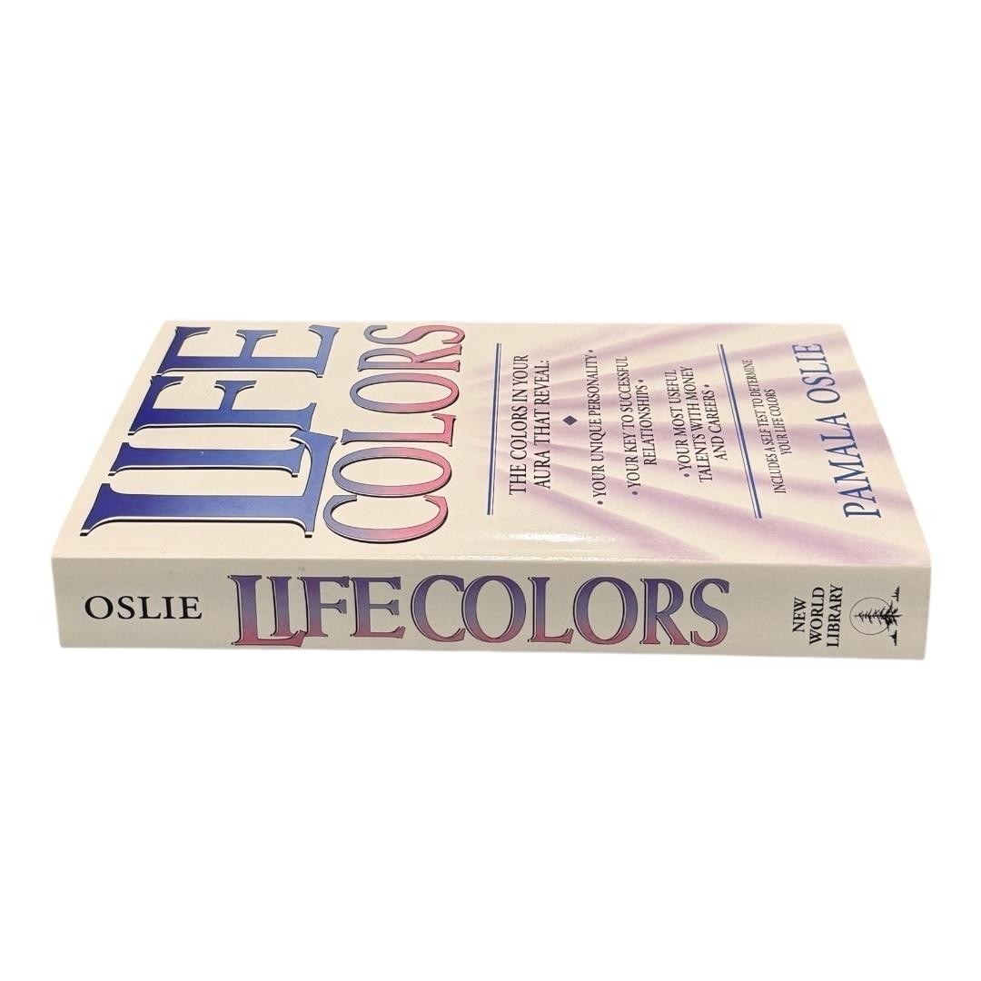 Vintage 1991 Life Colors Pamala Oslie Paperback New World Library Aura Guide