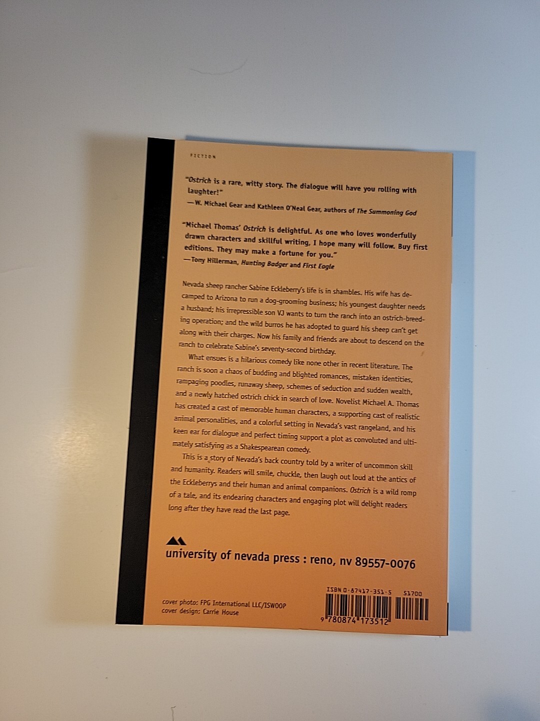 Western Literature and Fiction Ser.: Ostrich : (a Comic Novel) by Michael A….