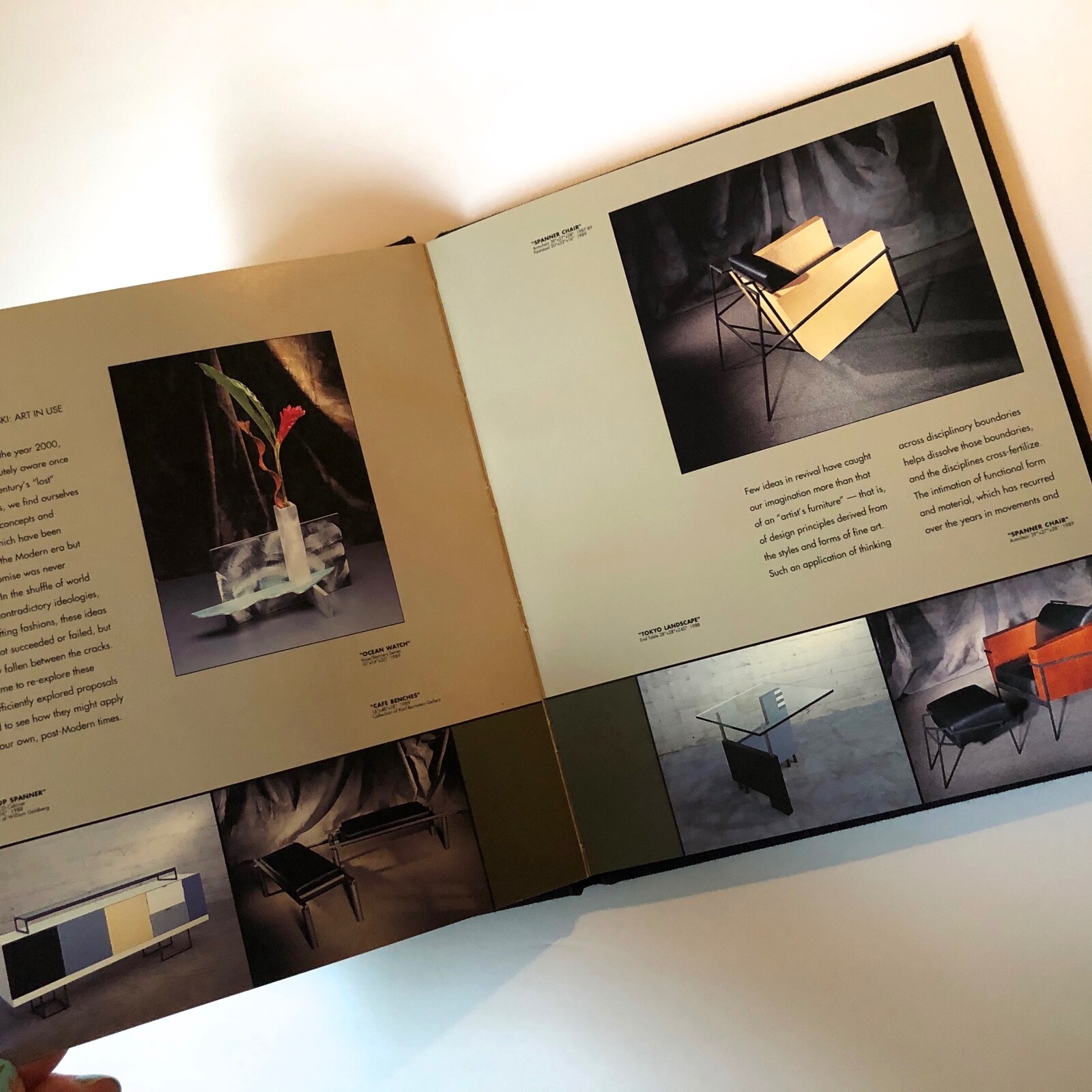 1989~TACTION DESIGN~David Mocarski~POST MODERNISM CONSTRUCTIVISM FURNITURE~Book