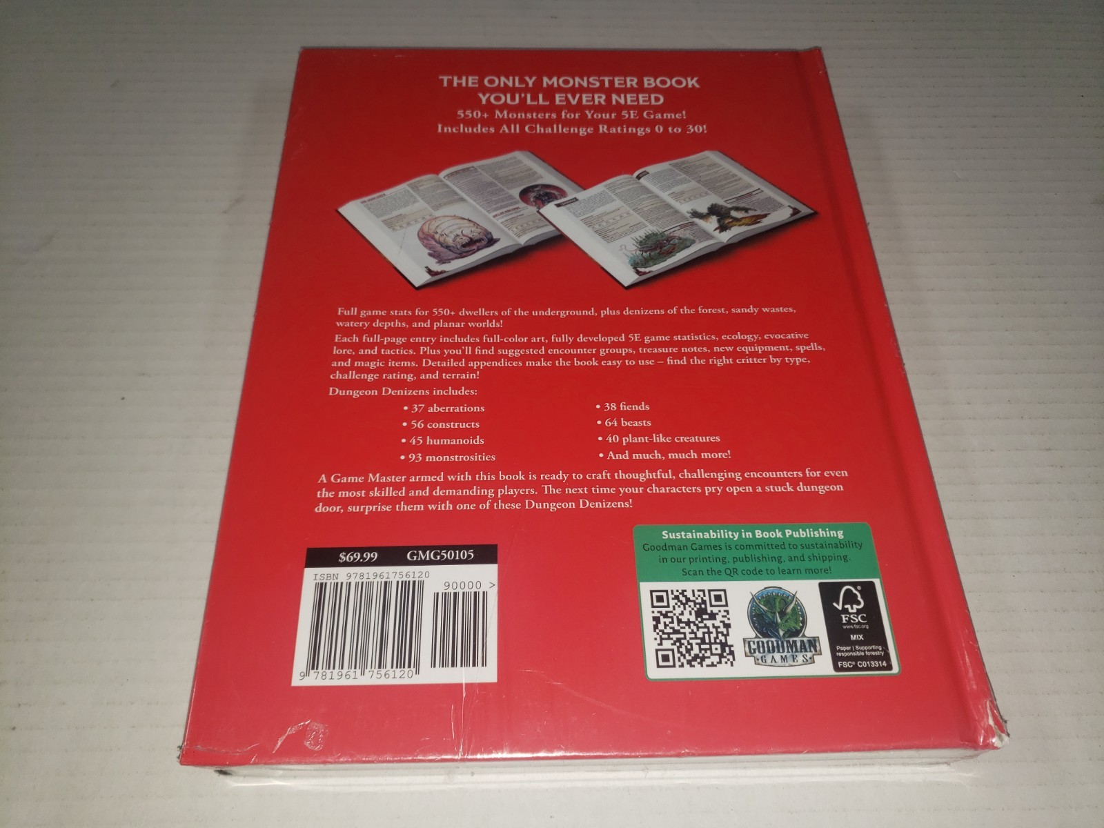 Goodman Games 5th Edition Fantasy Dungeon Denizens Brand New SEALED GMG50105