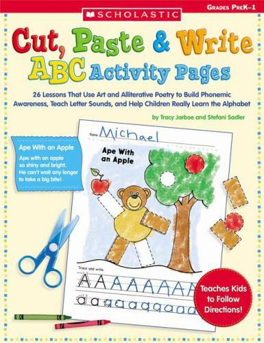 Cut, Paste & Write ABC Activity Pages: 26 Lessons That Use Art and…