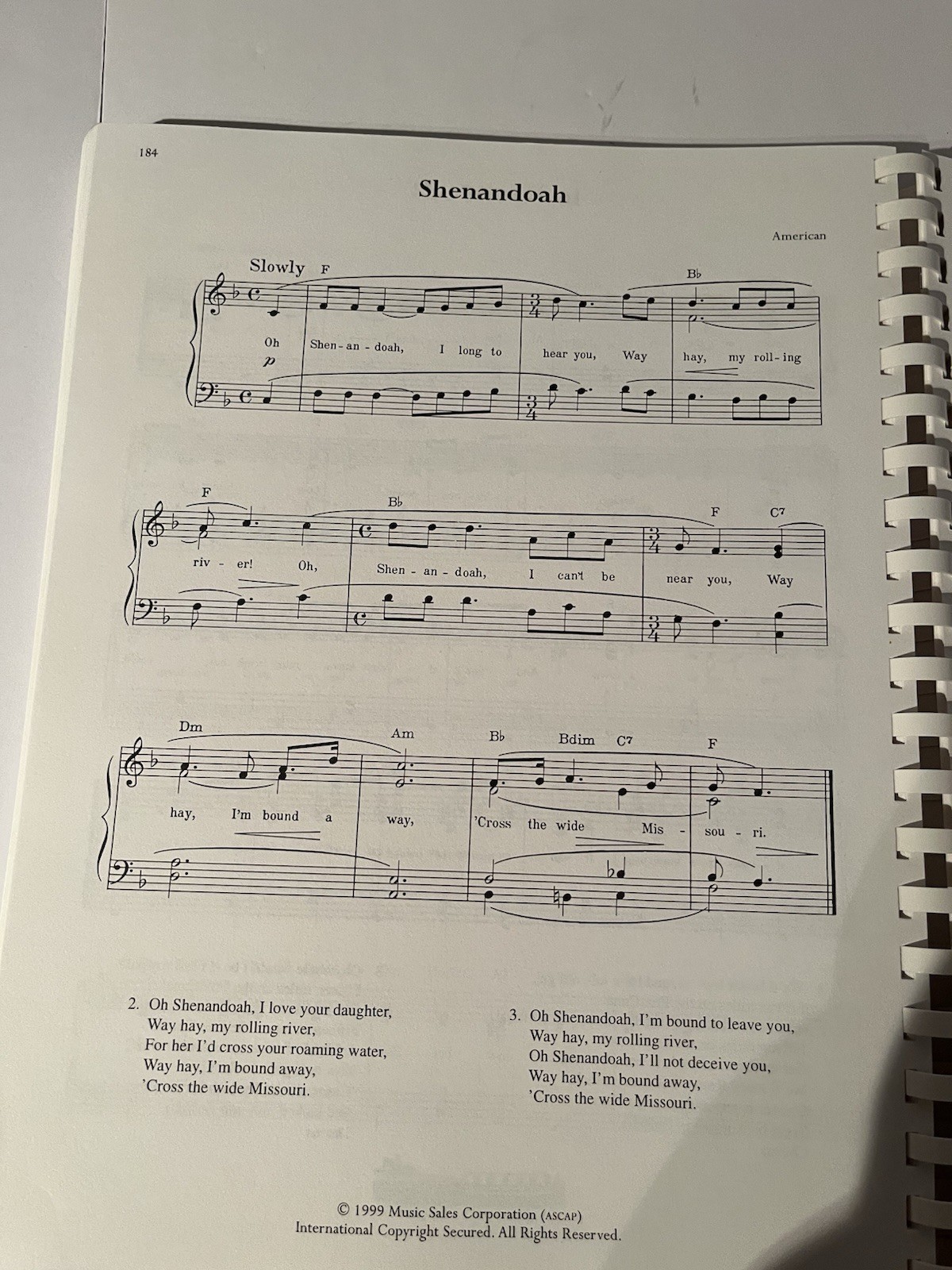 The Library Of Folk Songs Amsco Publishing