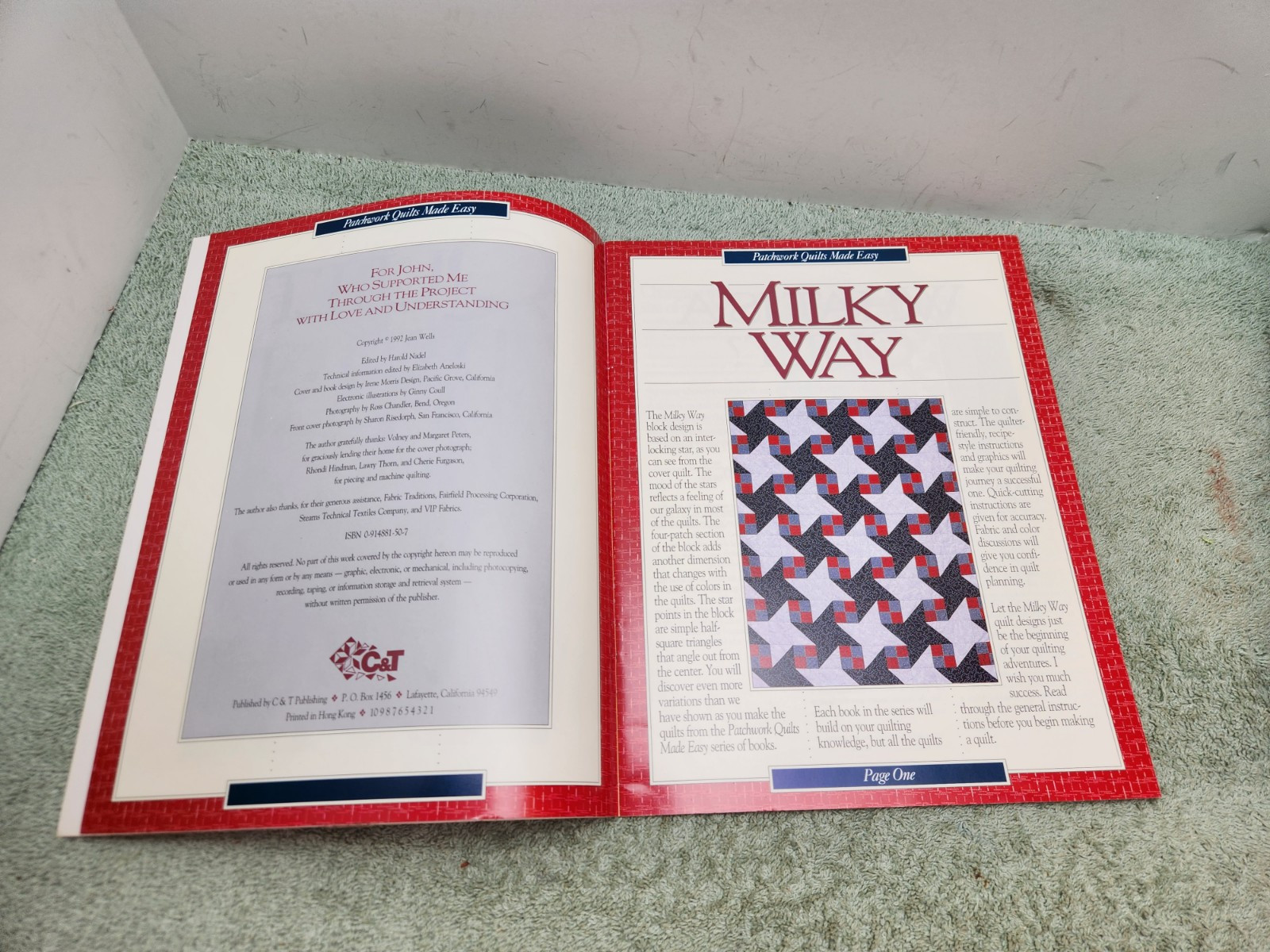 Milky Way : Patchwork Quilts Made Easy Paperback Jean Wells