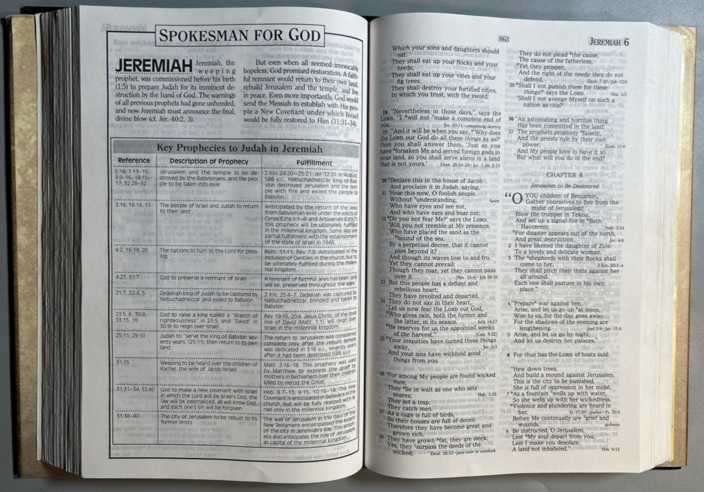 NKJV Prophecy Study Bible Hardcover John Hagee Red Letter G+