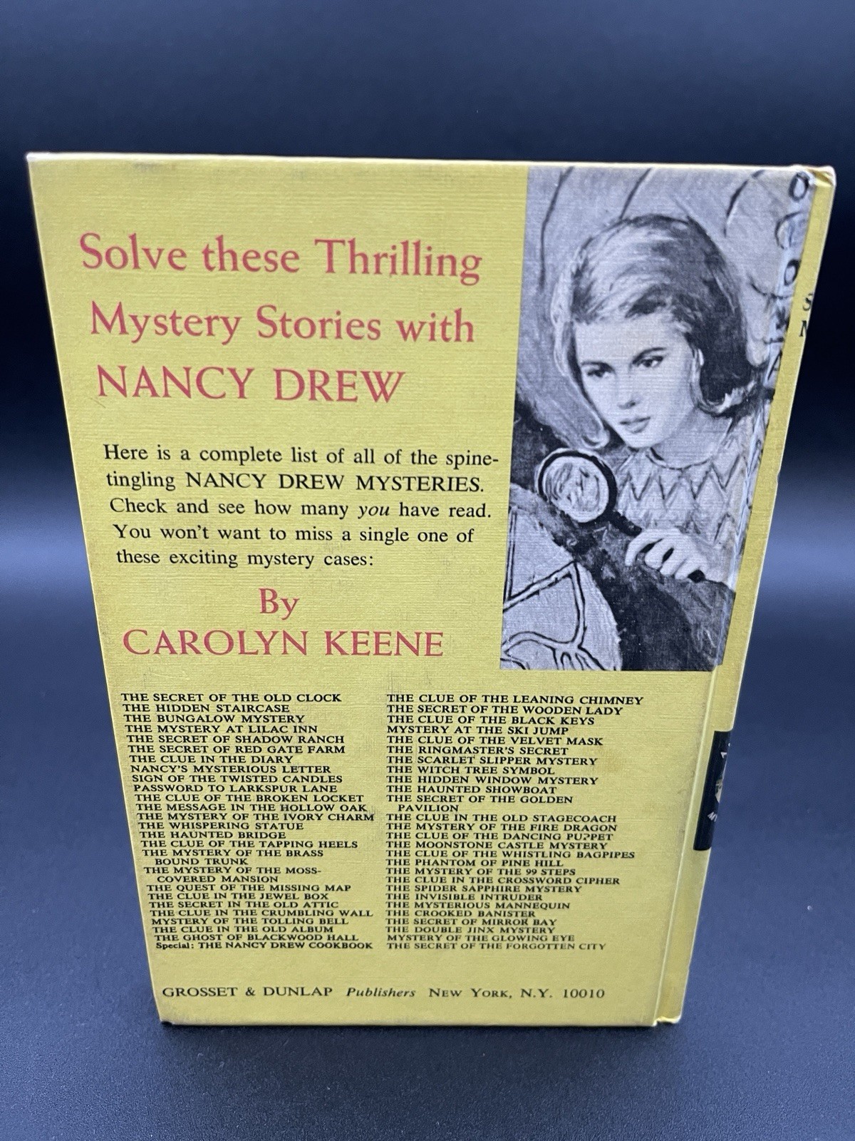 Lot of 6 Nancy Drew Mystery Stories Carolyn Keene HC Books Vintage 1960s VTG