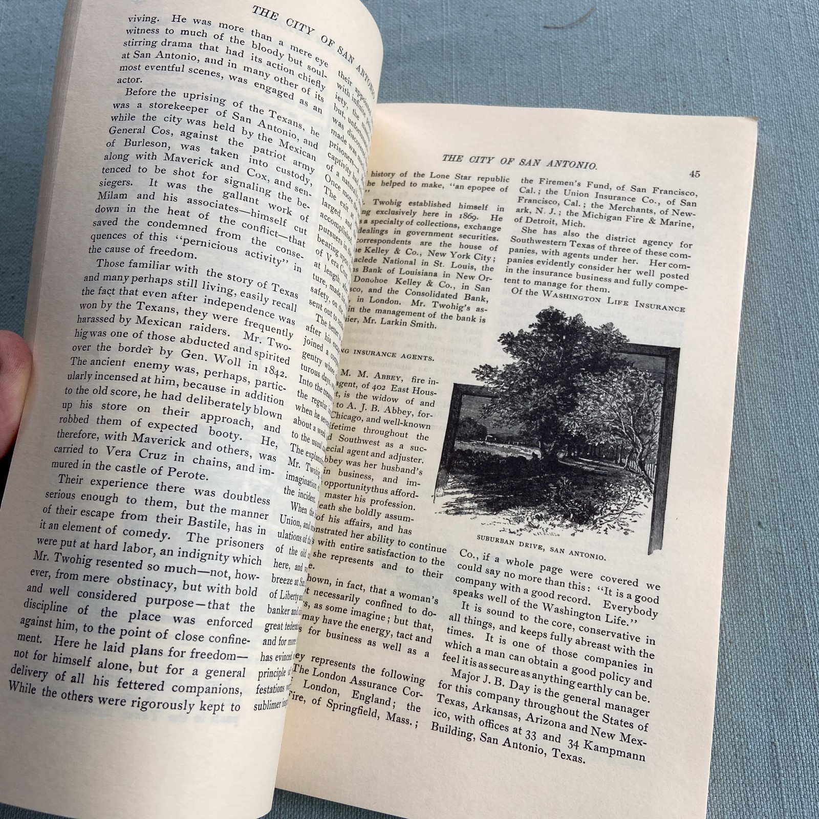 City of San Antonio Texas Andrew Morrison George Engelhardt Publisher Book 1977