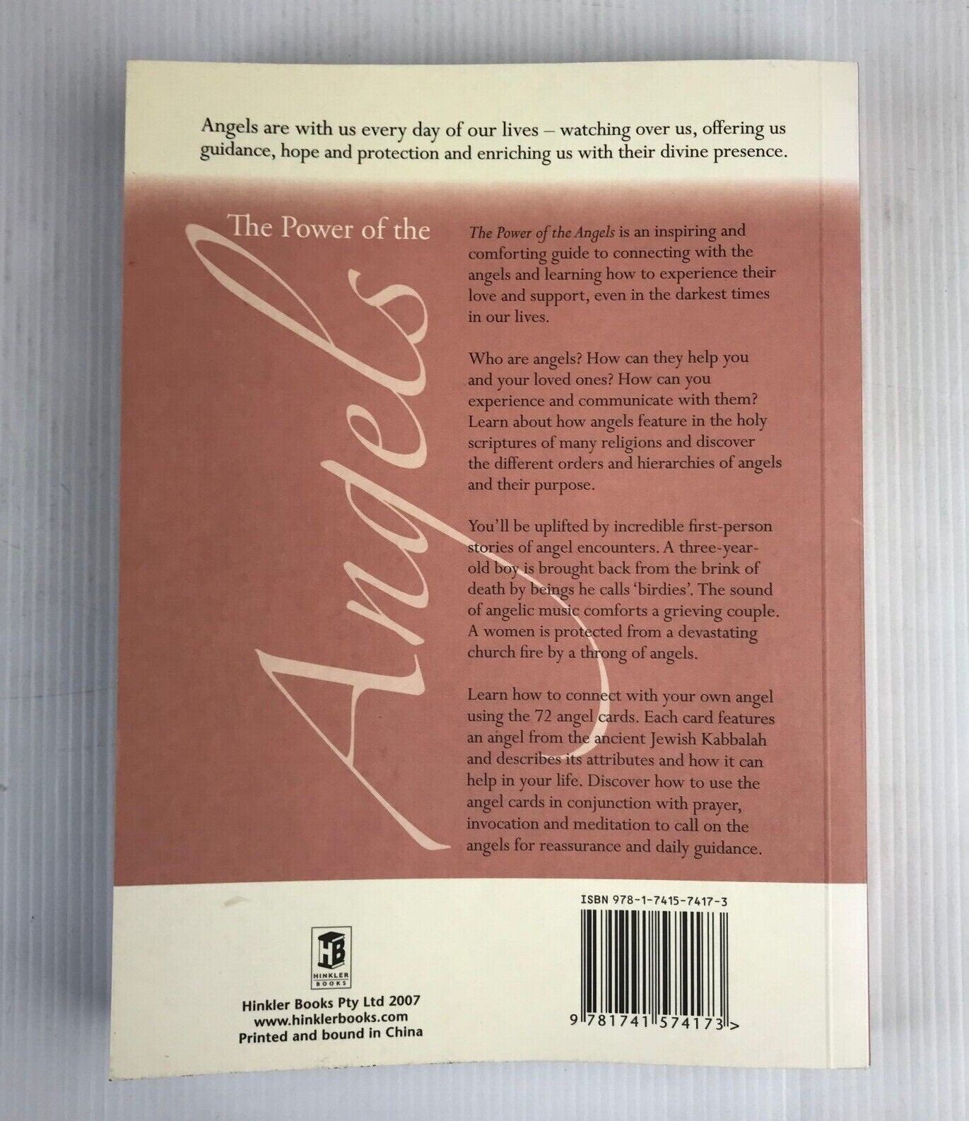 The Power of Angels 2007 Book It Has 301 Pages