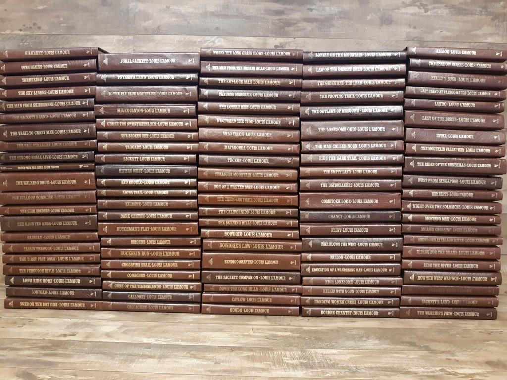 Louis L’Amour Leatherette Hardcover Books (Sold Individually) Read description!!