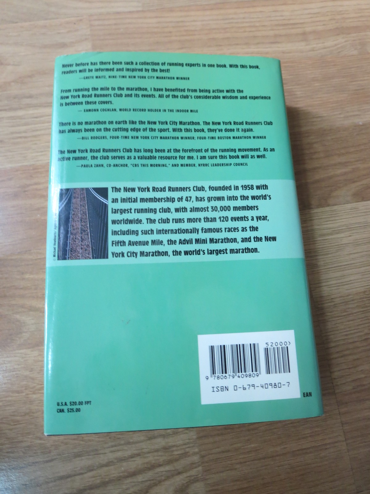 The New York Road Runners Club Complete Guide of Running Hardcove