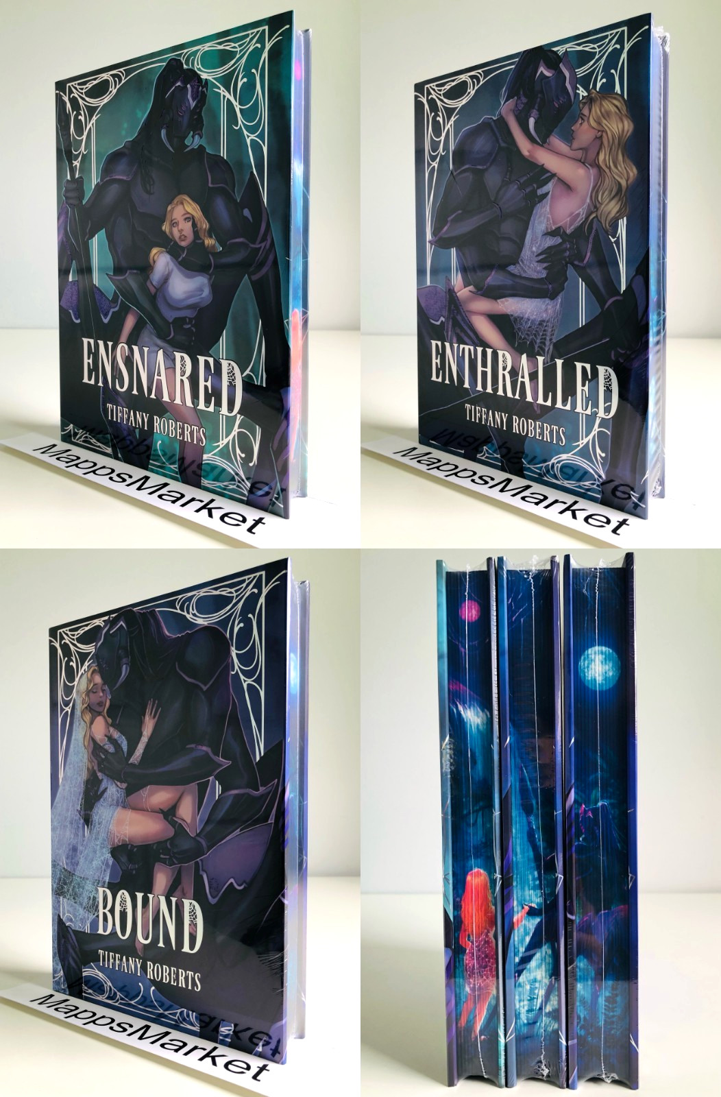 Ensnared, Enthralled & Bound SIGNED by Tiffany Roberts THE SPIDER’S MATE Arcane
