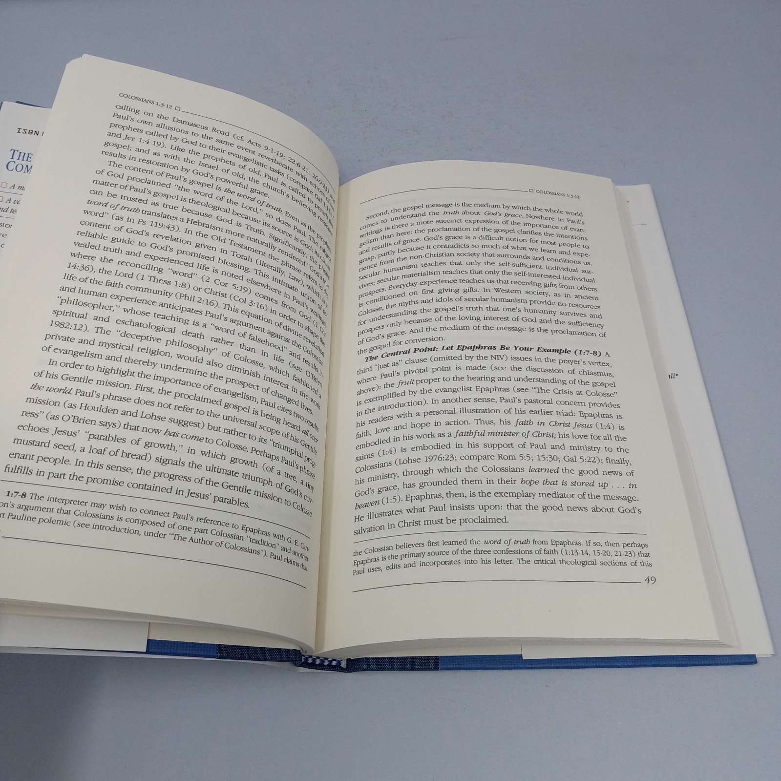 Colossians & Philemon: 1993 InterVarsity Press Hardcover by Robert W. Wall
