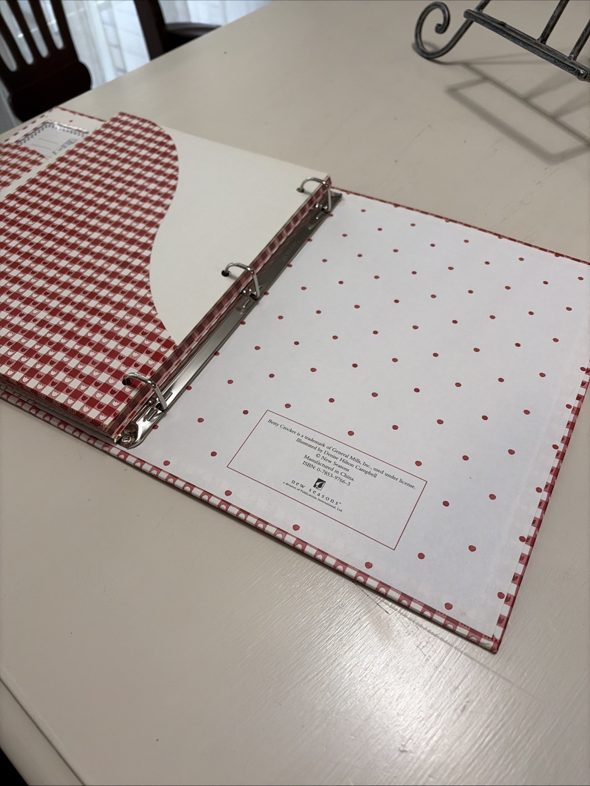 Betty Crocker Recipe Keeper From the Heart Deluxe Recipe Binder New
