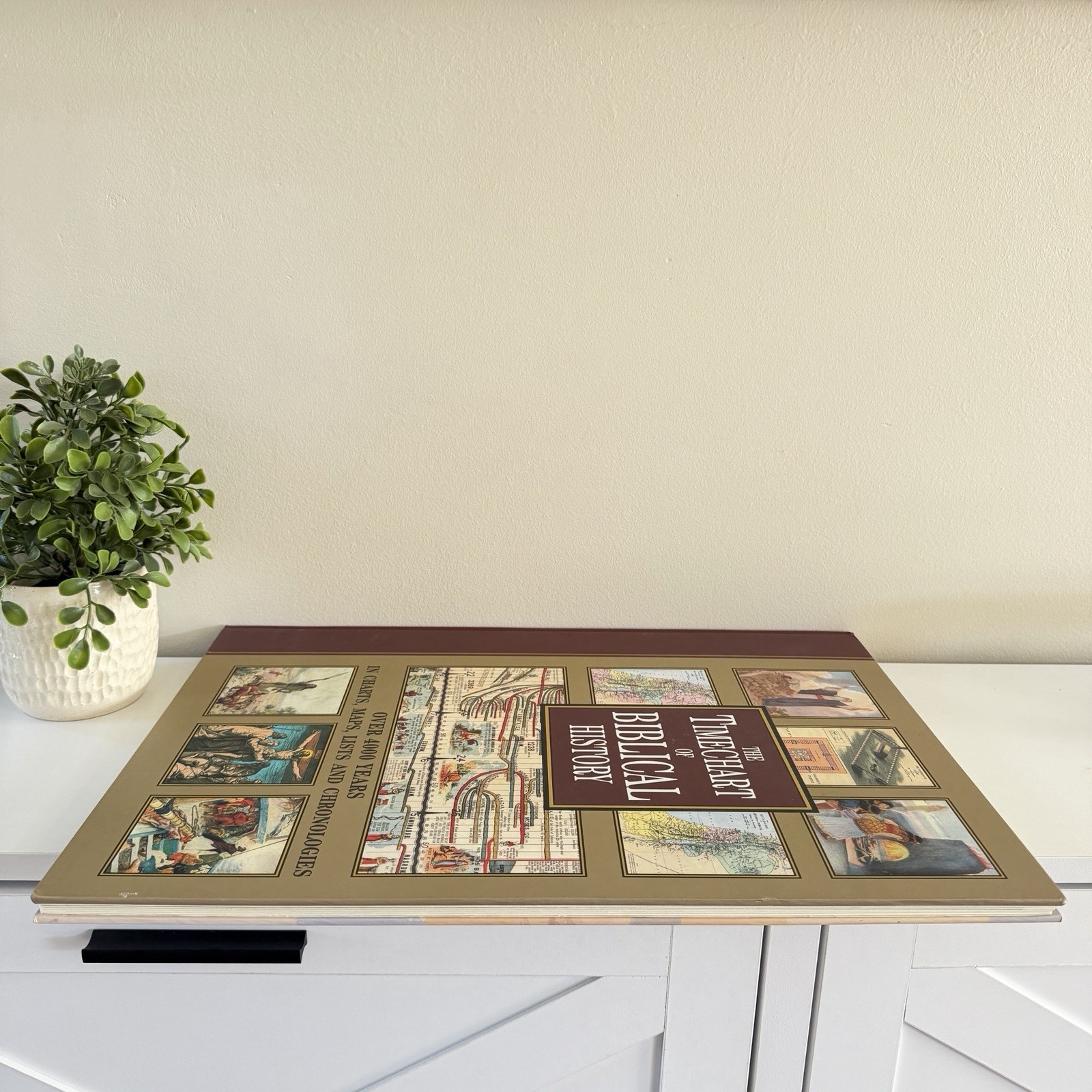 Timechart of Biblical History Maps Charts Oversized Bible Study Book 4000 Years