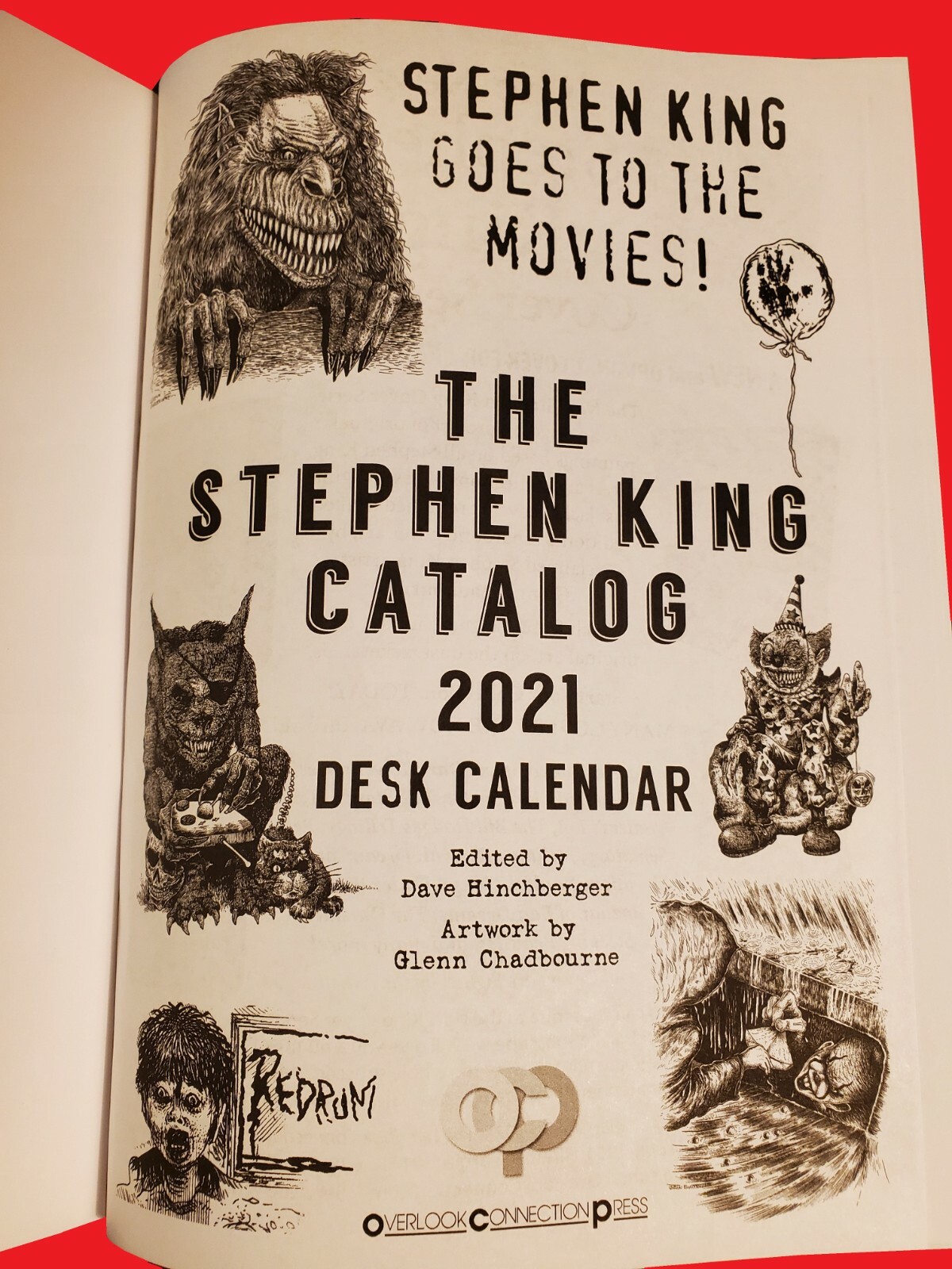 STEPHEN KING 2021 Annual STEPHEN KING MOVIES Trivia, Quiz, Photo, Art SIGNED!