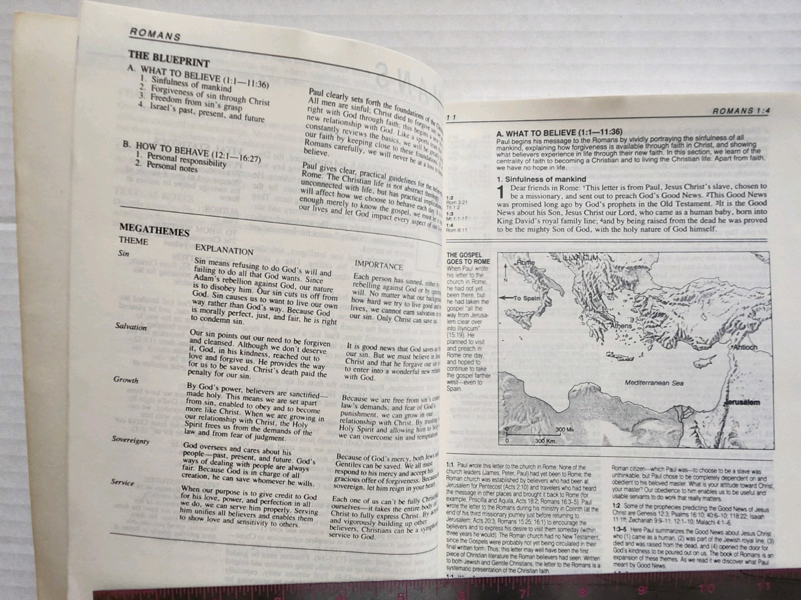 Living Letters from Life Application Bible.