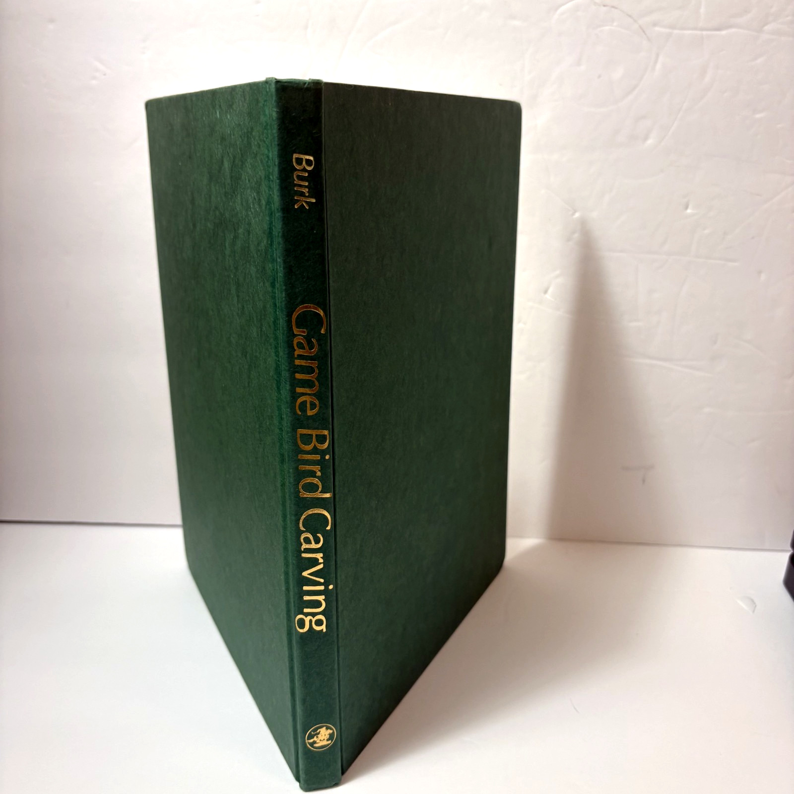 VTG GAME BIRD CARVING HB Book by Bruce Burk (1972) with Dust Jacket