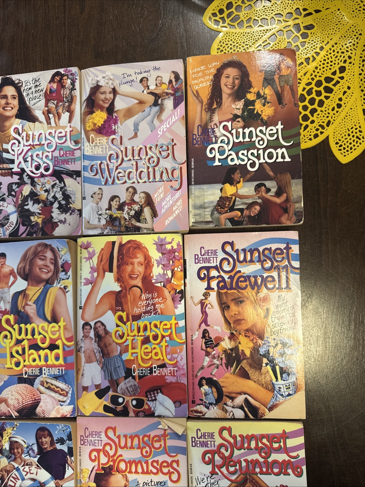 Sunset Island Series Cherie Bennett 1990s Teen YA Paperbacks Lot Of 12
