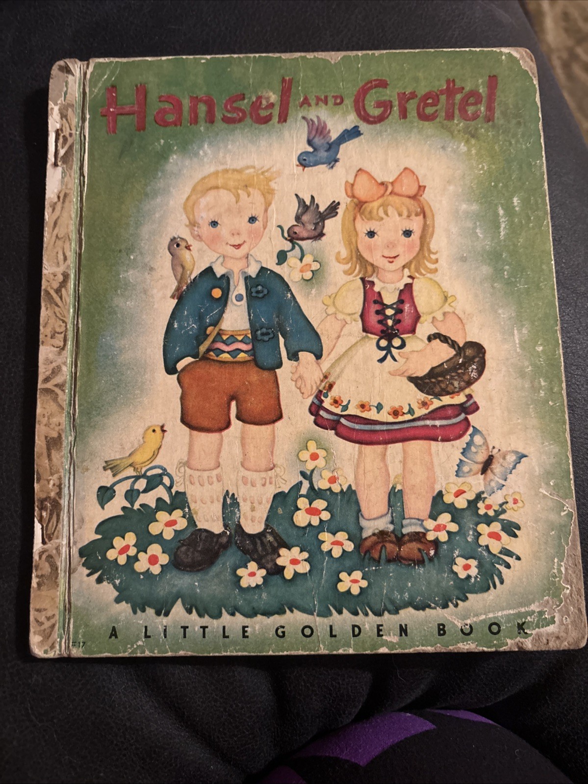 1943 Hansel and Gretel A Little Golden Book „H“ Edition Nice Vintage No Name