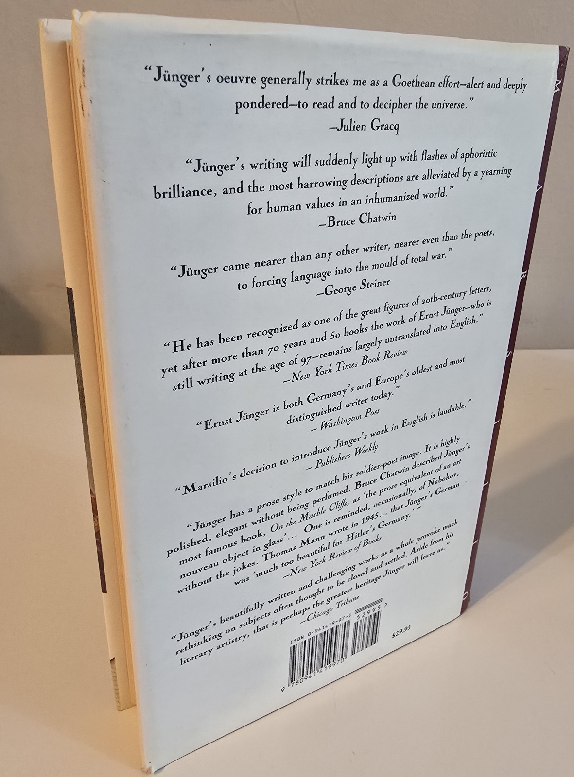 Eumeswil The Eridanos Library 1st American 1993 Ernst Junger Juenger