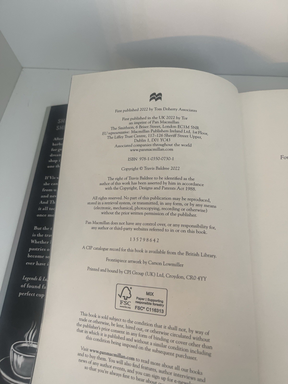 Legends & Lattes Travis Baldree Fantasy Hardcover Special Edition Fairyloot