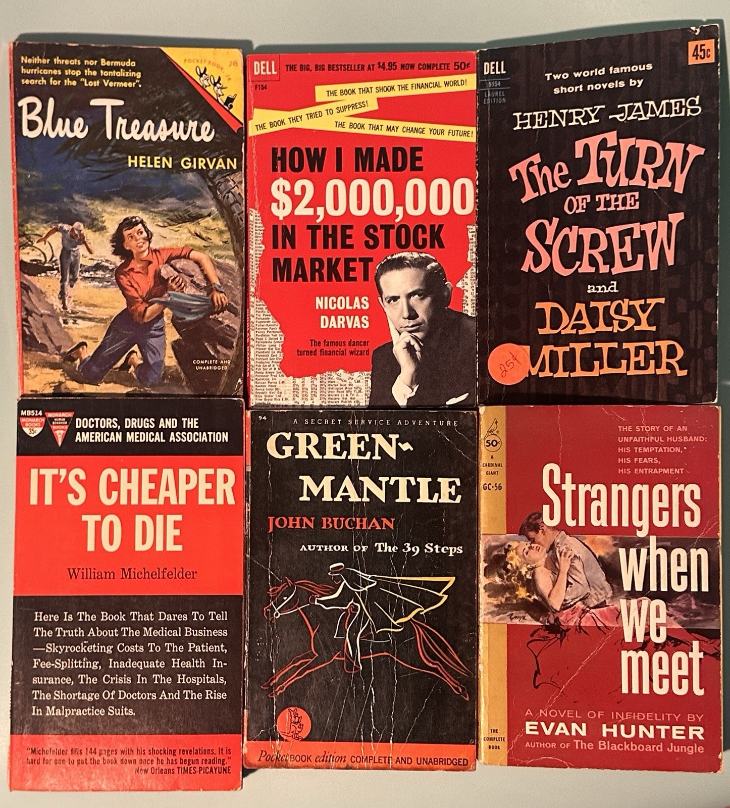 [LOT of 50] Vintage Paperbacks Great Authors & Titles Various Mixed Genres Clean