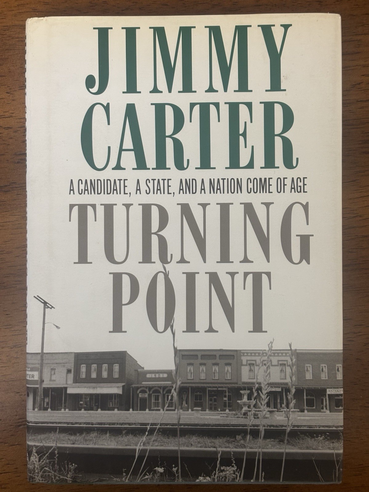 President Jimmy Carter HAND SIGNED BOOKPLATE Turning Point Hardcover Book Auto