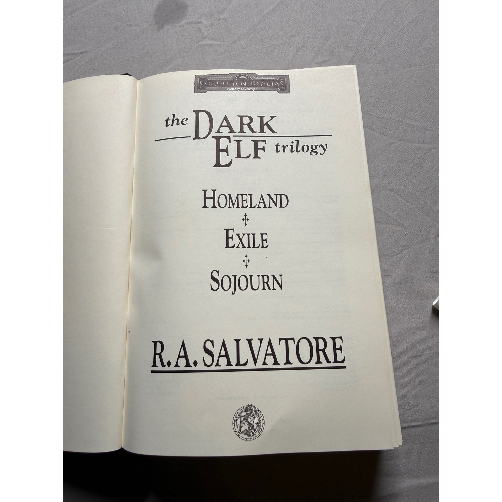 R.A. Salvatore The Dark Elf Trilogy Collector’s Edition 1998 Hardcover Omnibus
