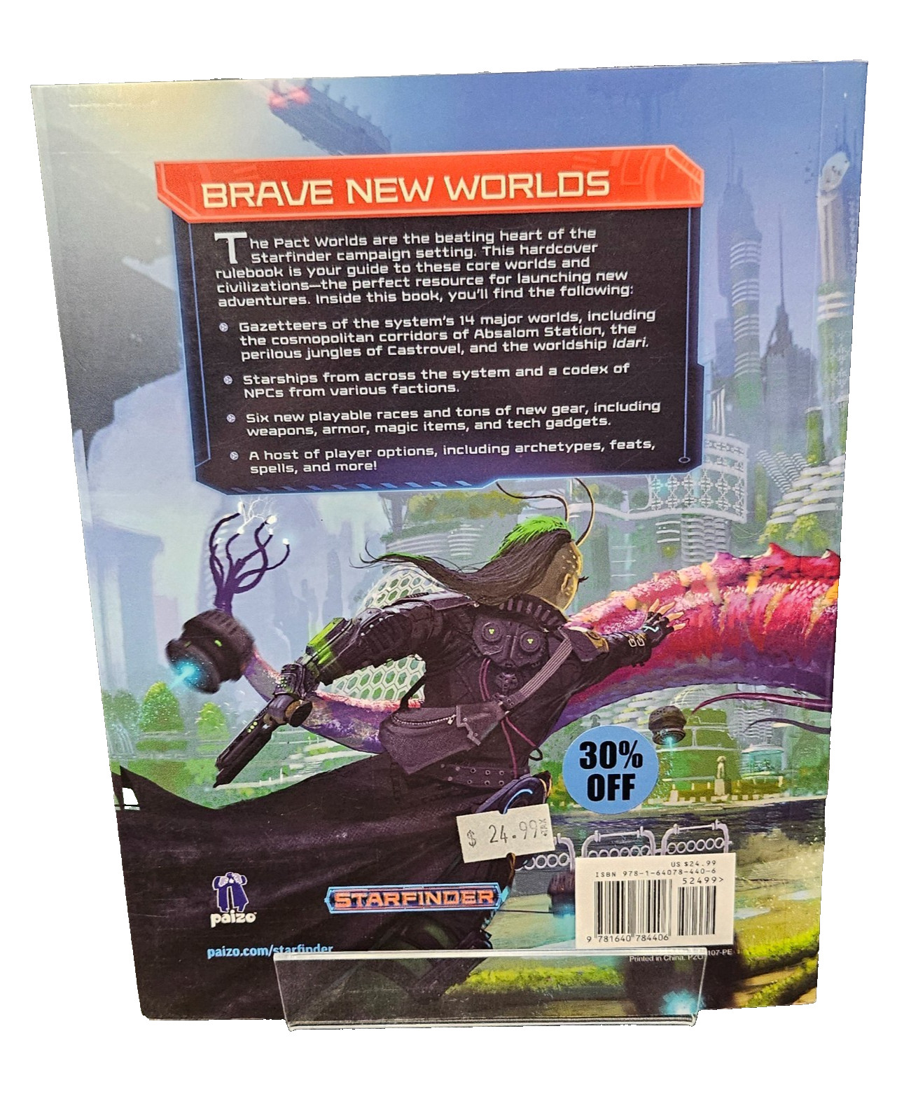 Starfinder: Pact Worlds | Pocket Edition by Paizo (Paperback) New -177