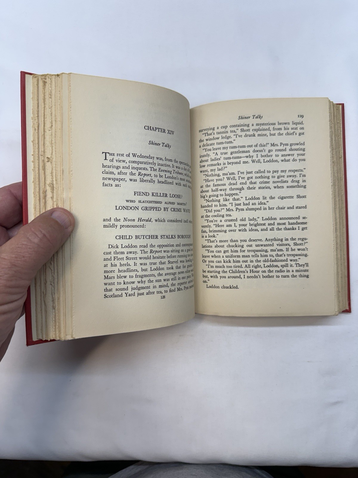 The Clue in the Mirror by Nigel Morland Hardcover Farrar & Rinehart 1938 vintage