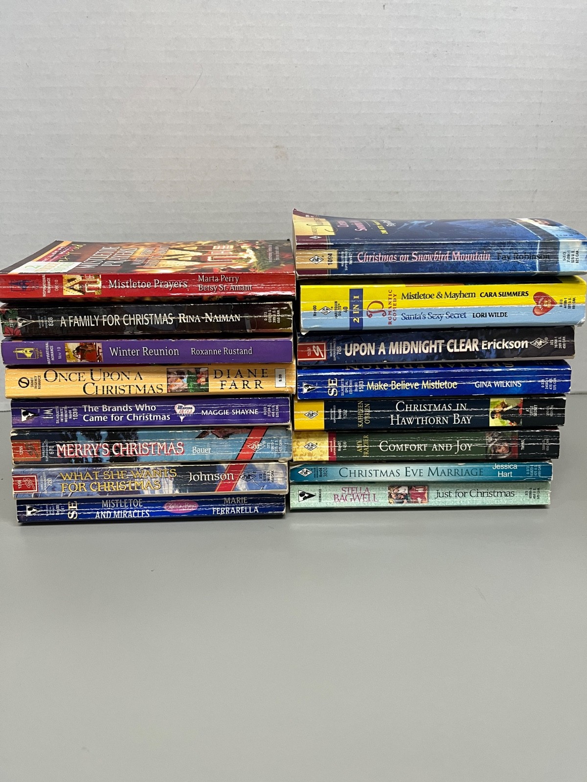 Christmas Mass Market Books Lot of 16 (See Photos for Titles)