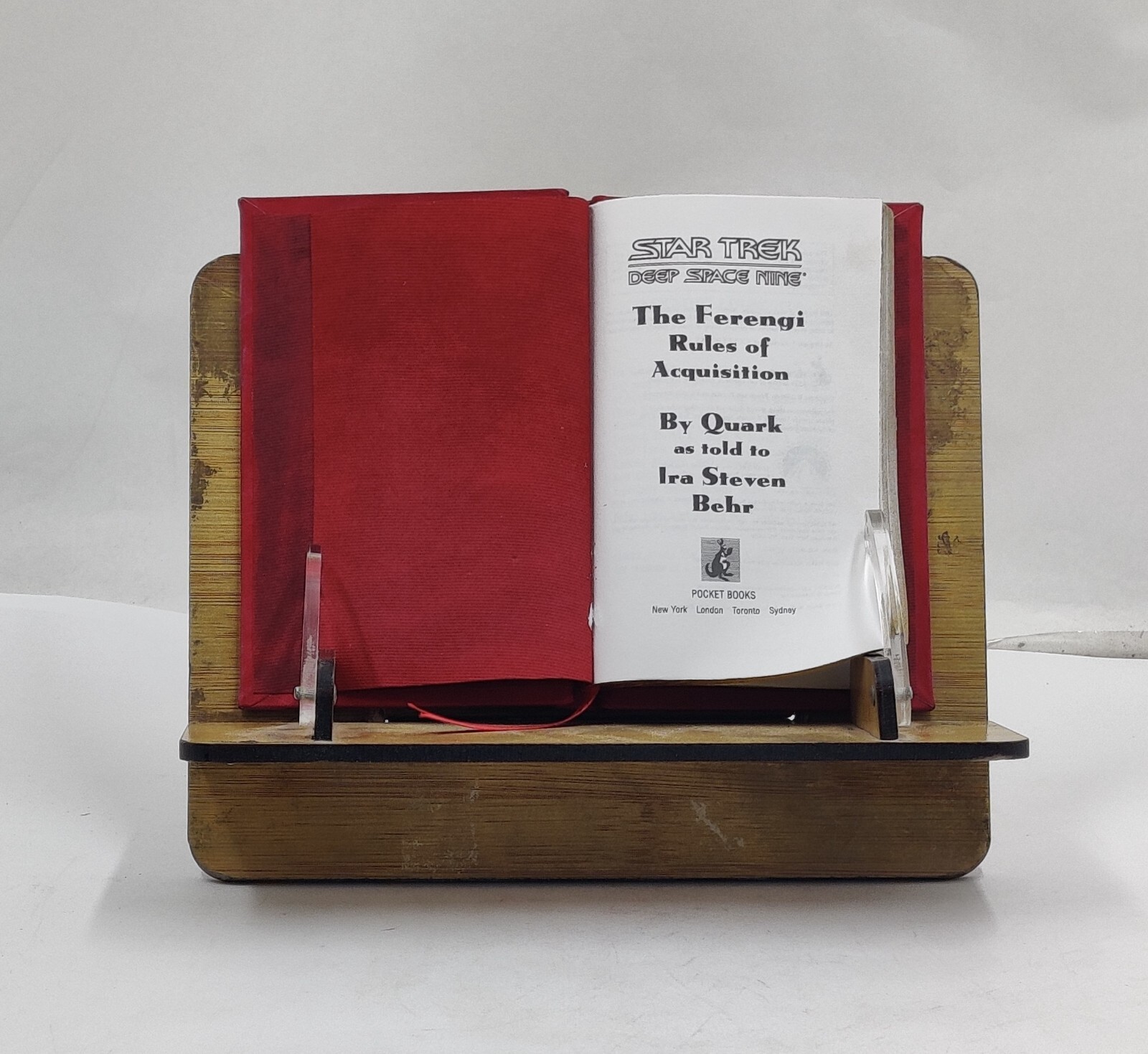 The Star Trek: Deep Space Nine: The Ferengi Rules Of Acq [Premium Leather Bound]