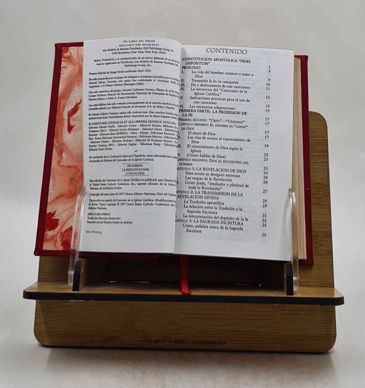 Catecismo de la Iglesia Catolica by U S Catholic Church [PREMIUM LEATHER BOUND]