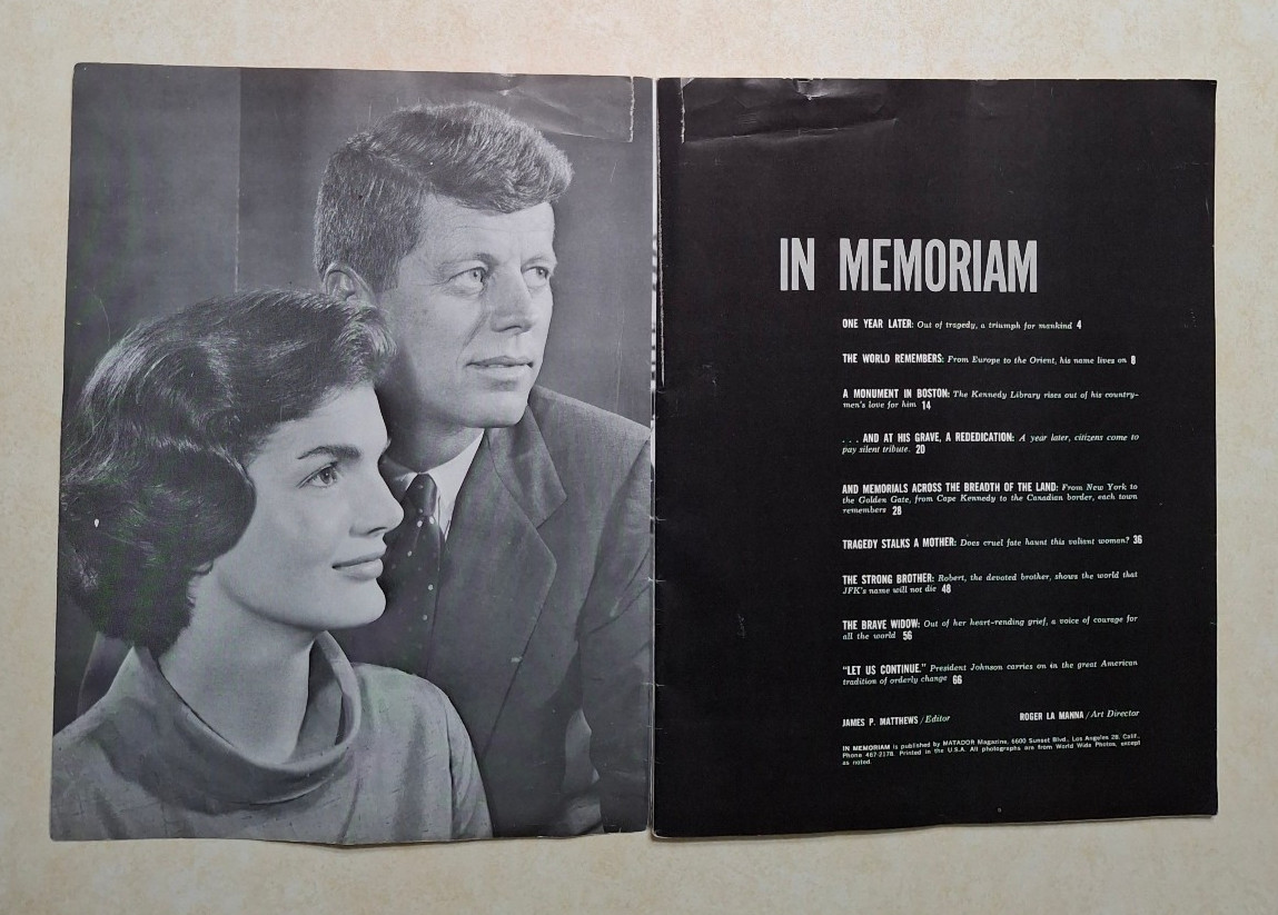 Vintage John F. Kennedy JFK Lot RFK Robert Jackie Jr. Books Magazines Cards