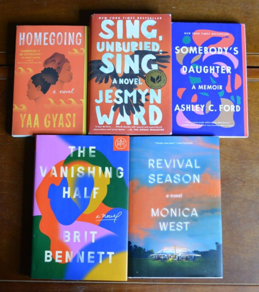 Lot 5 Adult Black History Month Novels – Black Female Authors – Yaa Gyasi, Ward